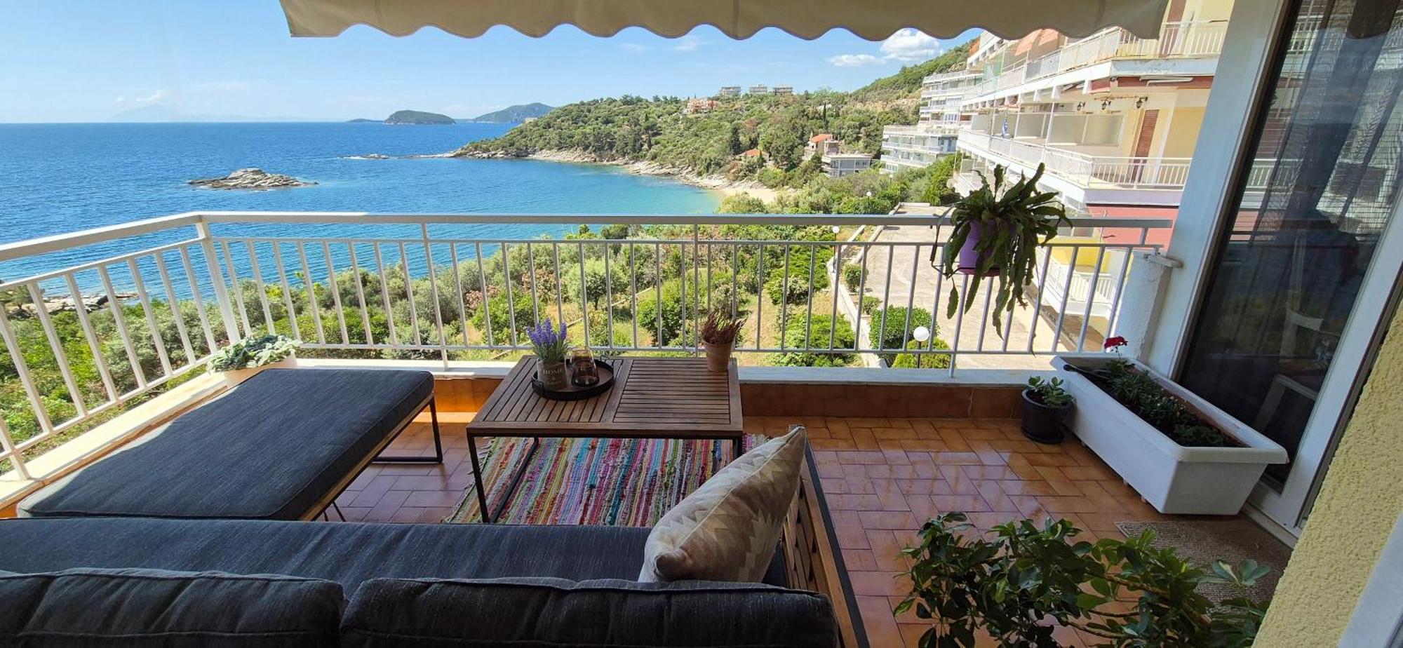 Beach Apartment PalaiónTsiflíkion Екстериор снимка